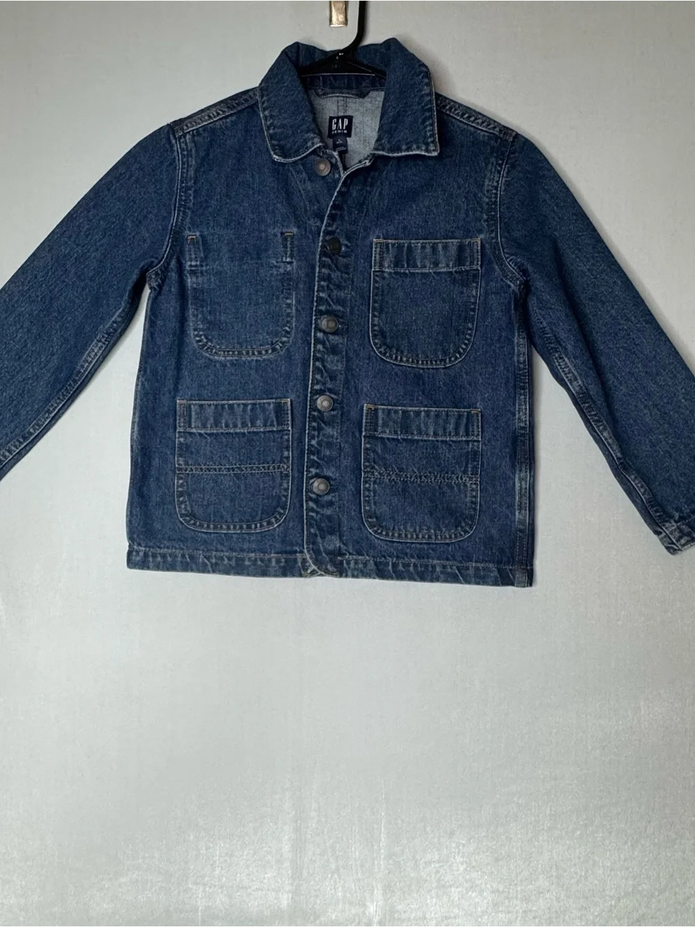 GAP Kids Medium Blue Denim Chore Jacket